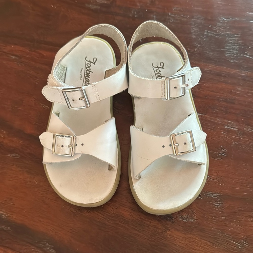 White Footmates sandal